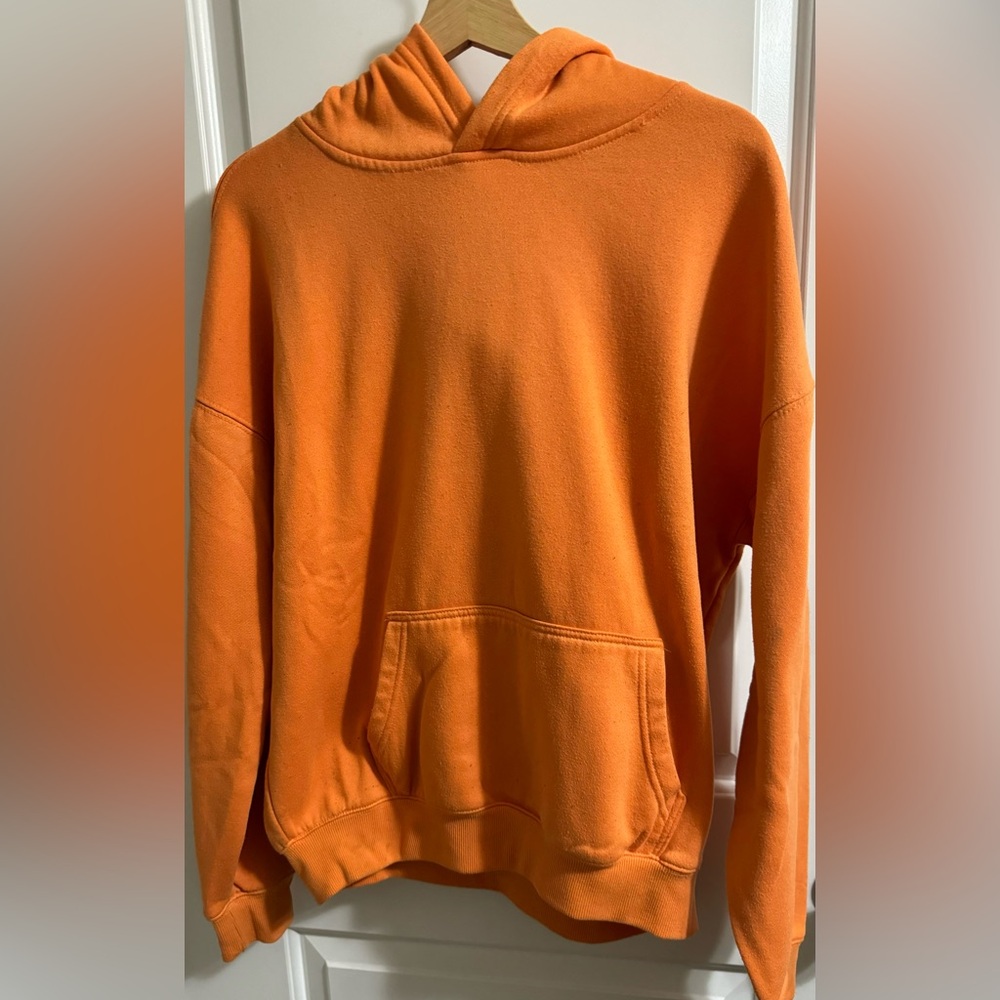 Vibrant Orange Crewneck Sweater